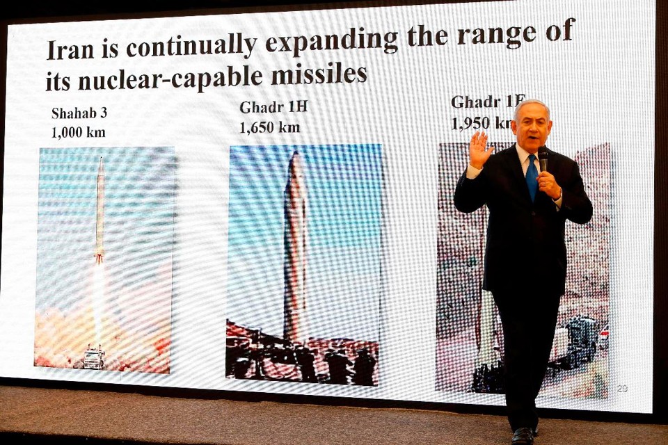 O primeiro-ministro israelense, Benjamin Netanyahu, fala sobre o programa nuclear iraniano | JACK GUEZ/AFP