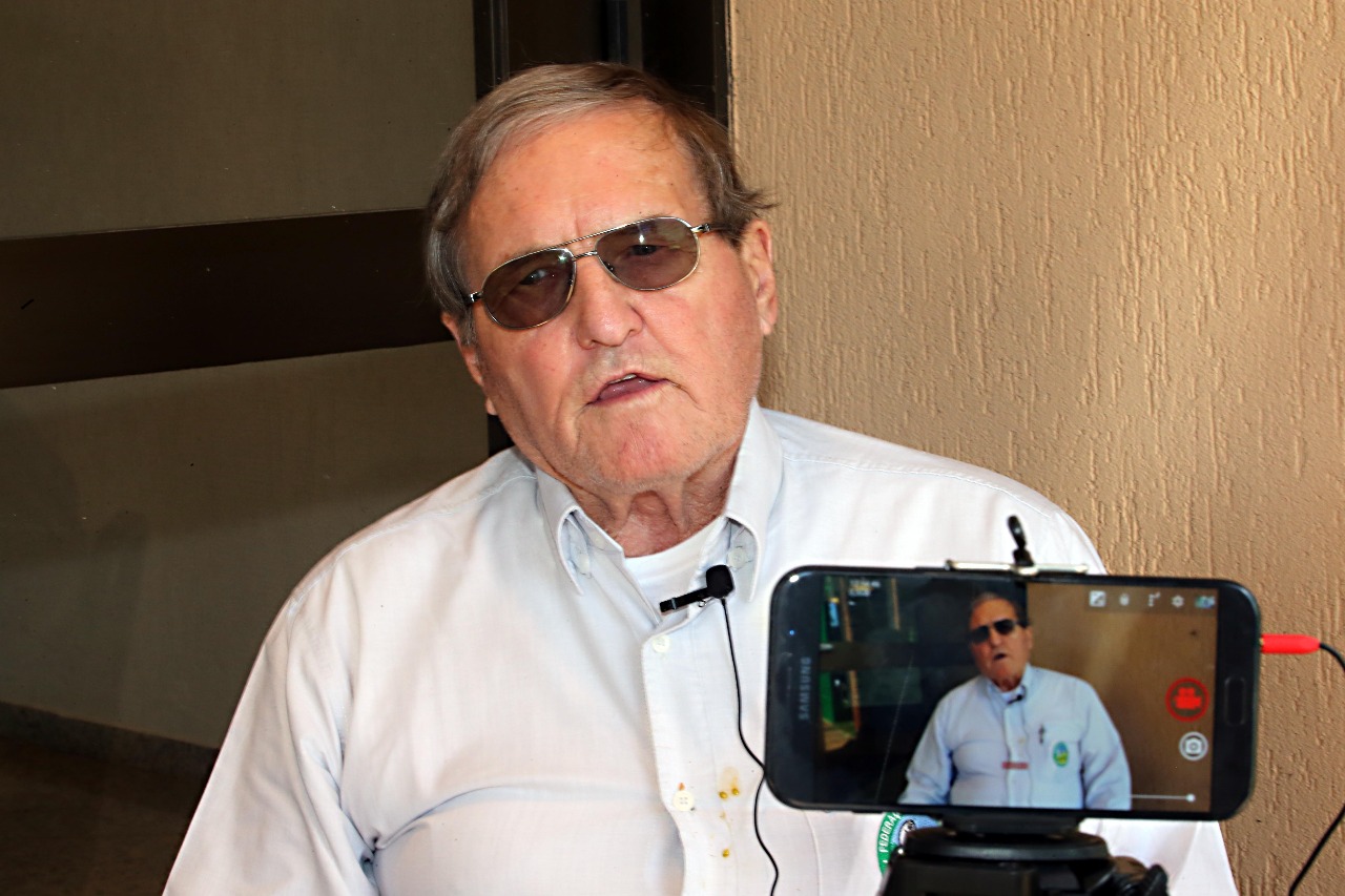 Herbert Bartz concedeu entrevista ao Agronegócio da Gazeta do Povo na ExpoLondrina | Albari Rosa/Gazeta do Povo