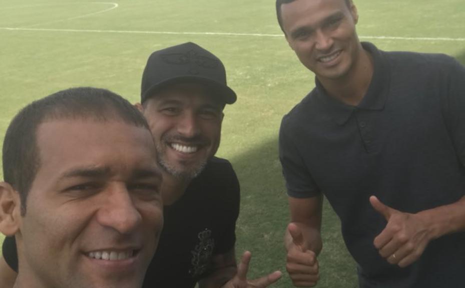 Pierre, Davi e Emerson chegam ao Joinville para disputar a Série C. | /Reprodução Twitter