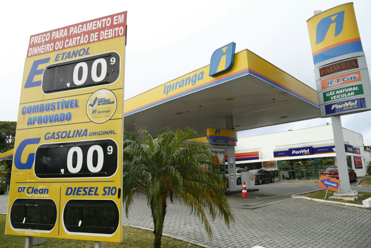 Posto sem combustível para vender em Curitiba na manhã desta sexta-feira. | Aniele Nascimento/Gazeta do Povo