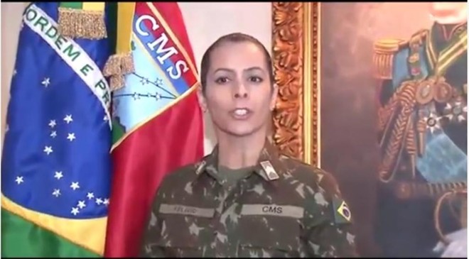 Comando Militar do Sul divulgou vídeo. | Reprodução