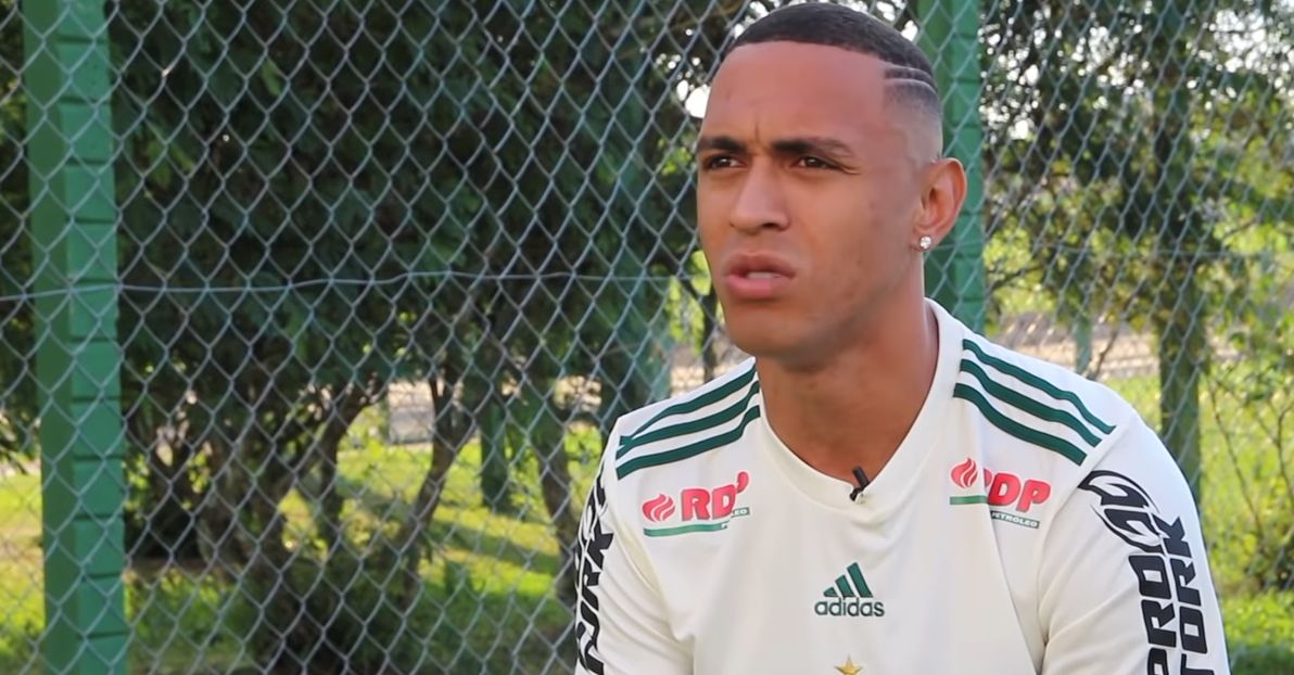 Leandro Silva, lateral do Coritiba. | /Reprodução Coritiba