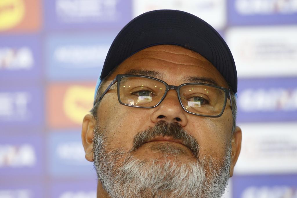 Micale não escondeu o desânimo e desabafou após mais um revés do Paraná no Brasileirão | Jonathan Campos/Gazeta do Povo