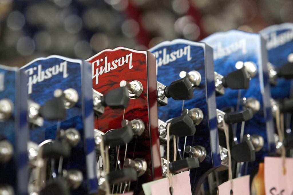 Guitarras Gibson. | Jeff Adkins
/Bloomberg