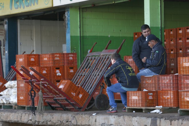 Movimento no Ceasa em Curitiba está abaixo do normal. | Aniele Nascimento/Gazeta do Povo