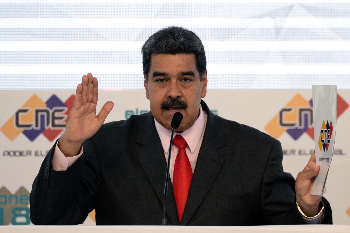 Ditador venezuelano Nicolás Maduro disse que tomou medida em defesa da dignidade da Venezuela | FEDERICO PARRA/AFP