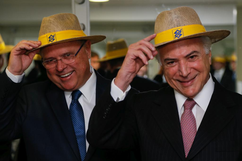 Michel Temer ao lado do ministro da Agricultura, Blairo Maggi. | Beto Barata/PR