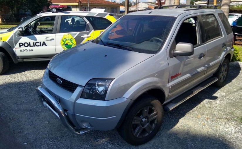 Ecosport com R$ 88 milhões de dívida foi apreendido na CIC. | Gerson Klaina/Tribuna do Paraná