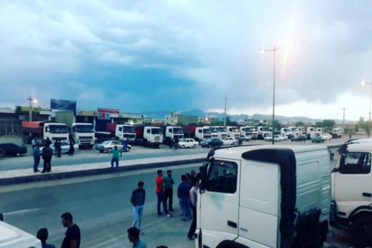 Greve dos caminhoneiros no Irã | Reprodução/ILNA