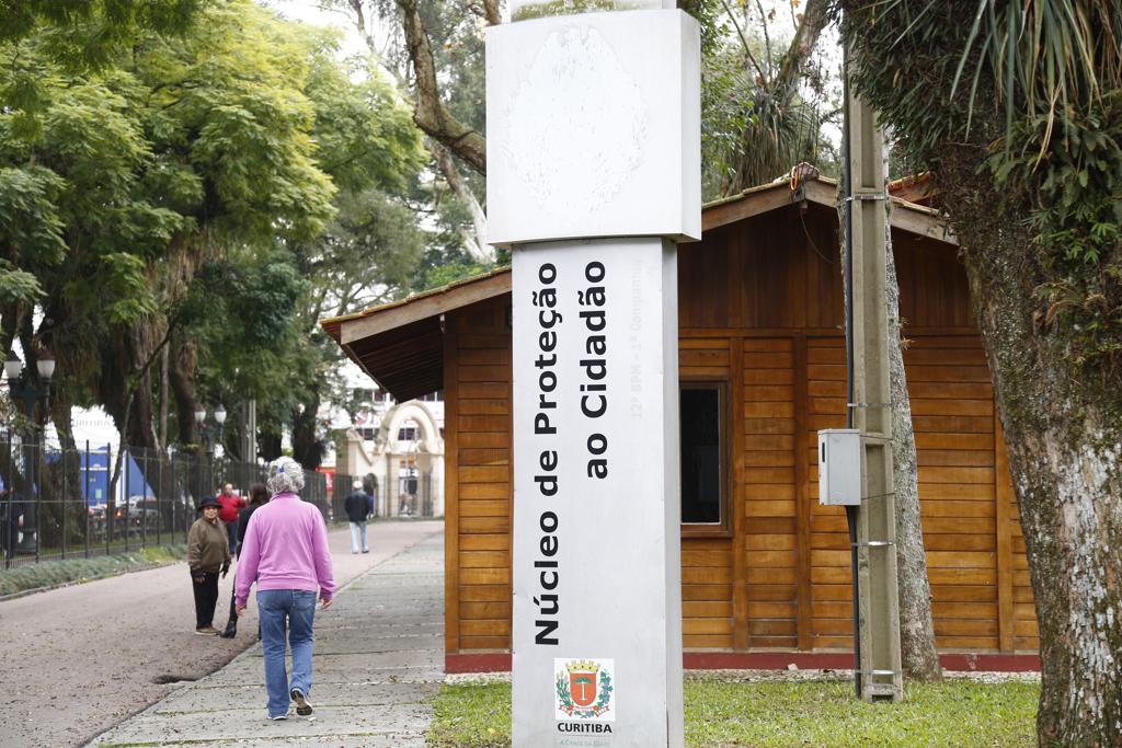 Guarda Municipal deve ocupar o módulo da Polícia Militar no Passeio Público, desativado desde março. | Aniele Nascimento/Gazeta do Povo