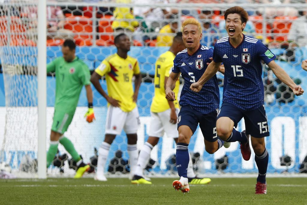 Japão surpreendeu a Colômbia na estreia da Copa | JACK GUEZ/AFP