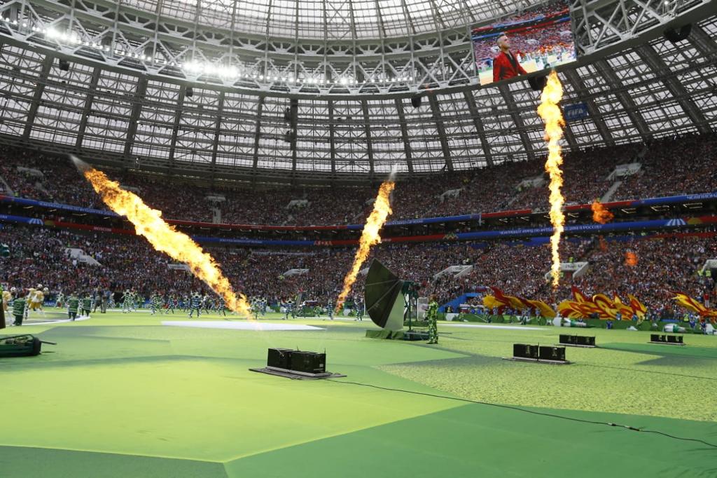 Abertura da Copa 2018: festa discreta. | /Jonathan Campos/enviado especial - Gazeta do Povo