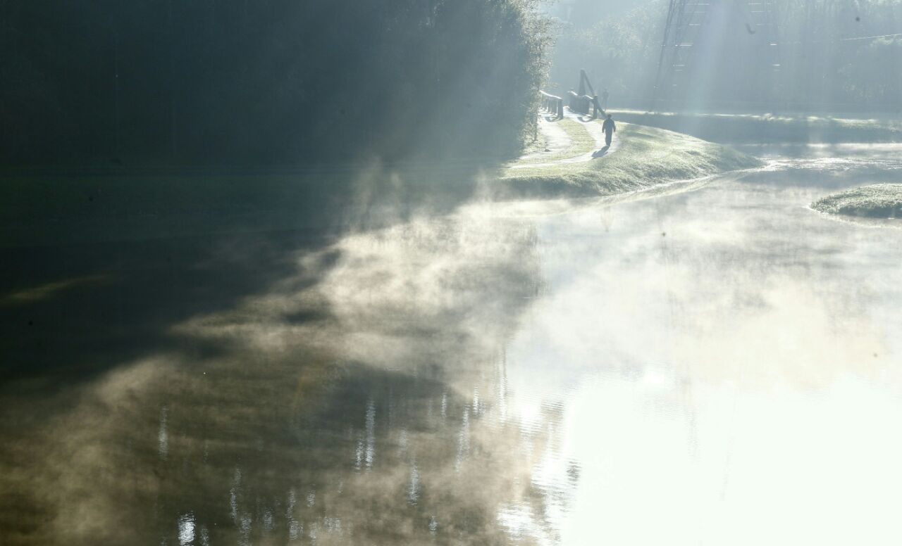 Parque Tingui na manhã desta sexta-feira. | Aniele Nascimento/Gazeta do Povo