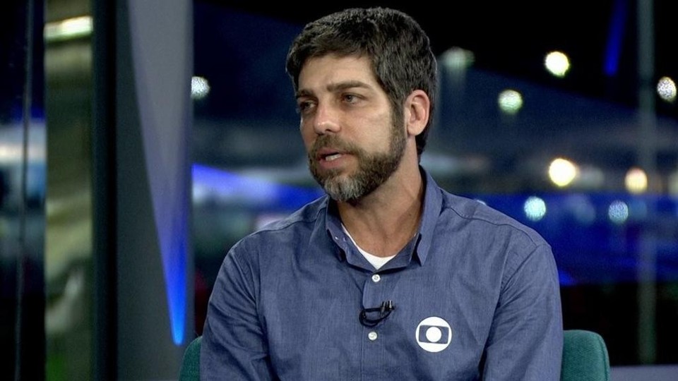 Juninho Pernambucano quando foi comentarista do Grupo Globo | Reprodução/