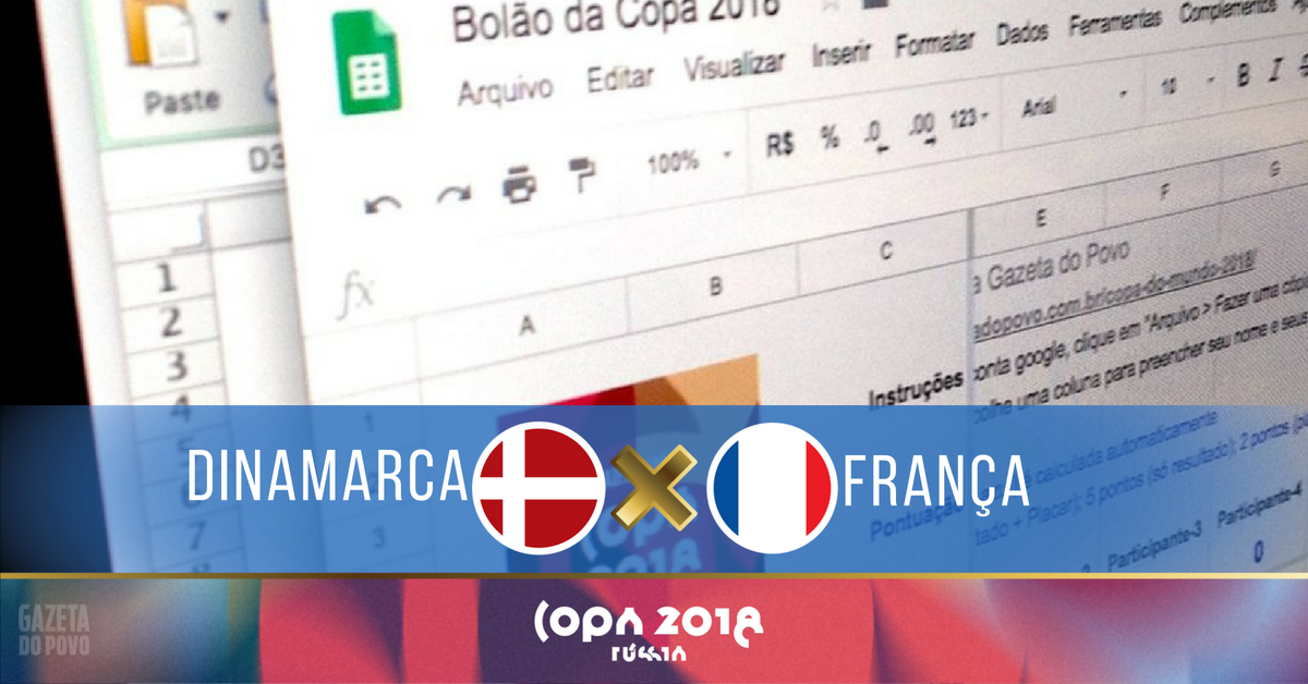 Aposta para o bolão: sugestão de placar para o jogo entre Dinamarca x França, válido pela terceira rodada da Copa do Mundo 2018. | /