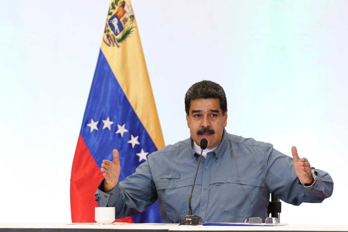 Ditador da Venezuela, Nicolás Maduro, se diz vitima de uma conspiração americana | AFP/Presidência da Venezuela