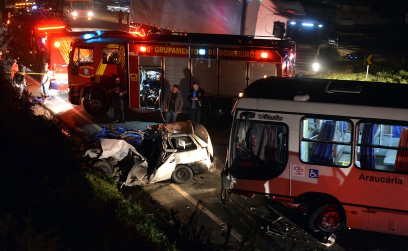 Investigador Vitor Hugo Margins, de 32 anos, não resistiu e morreu antes mesmo da chegada do resgate. | Marco Chameski/Colobaração para a Tribuna do Paraná