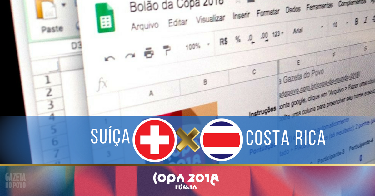 Aposta para o bolão: sugestão de placar para o jogo entre Suíça x Costa Rica, válido pela terceira rodada da Copa do Mundo 2018. | /