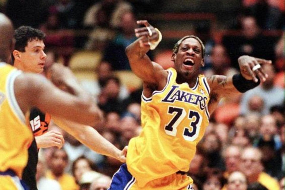 Dennis Rodman jogou pelo Los Angeles Lakers | VINCE BUCCI
