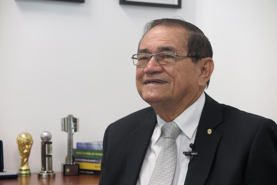 Antonio Carlos Nunes, o coronel Nunes, presidente em exercício da CBF. | Divulgação/CBF