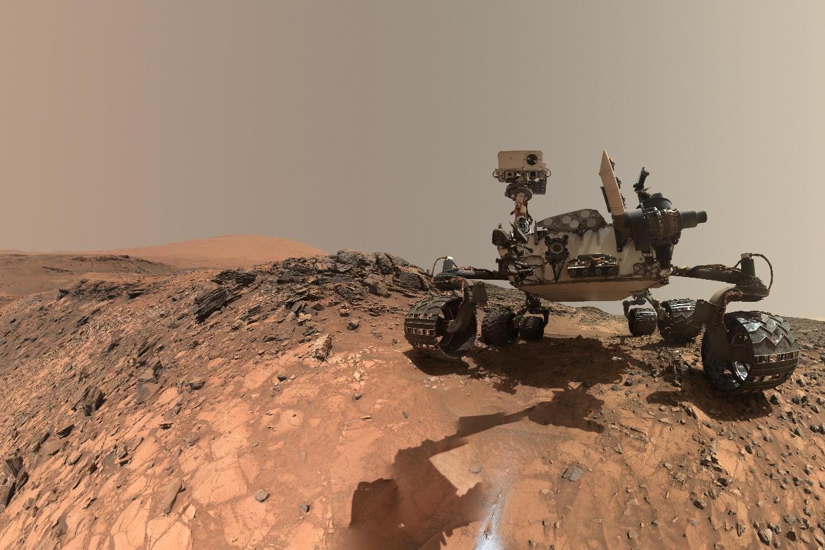 Sonda Curiosity na superfície de Marte | NASANASA
