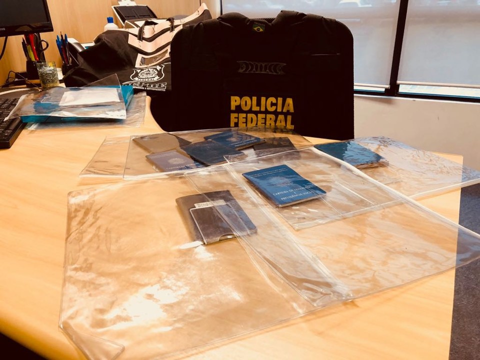 Documentos eram usados nas fraudes | Divulgação/Polícia Federal