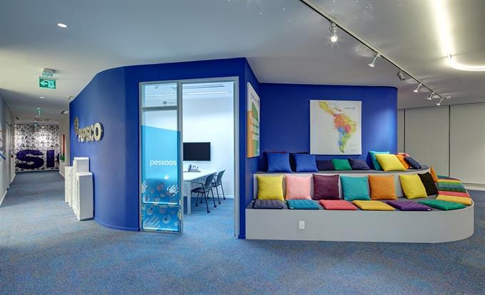 Um dos espaços do uniCo, nova sede da Pepsico em São Paulo, inaugurada em 2017. | Pepsico.com.br/