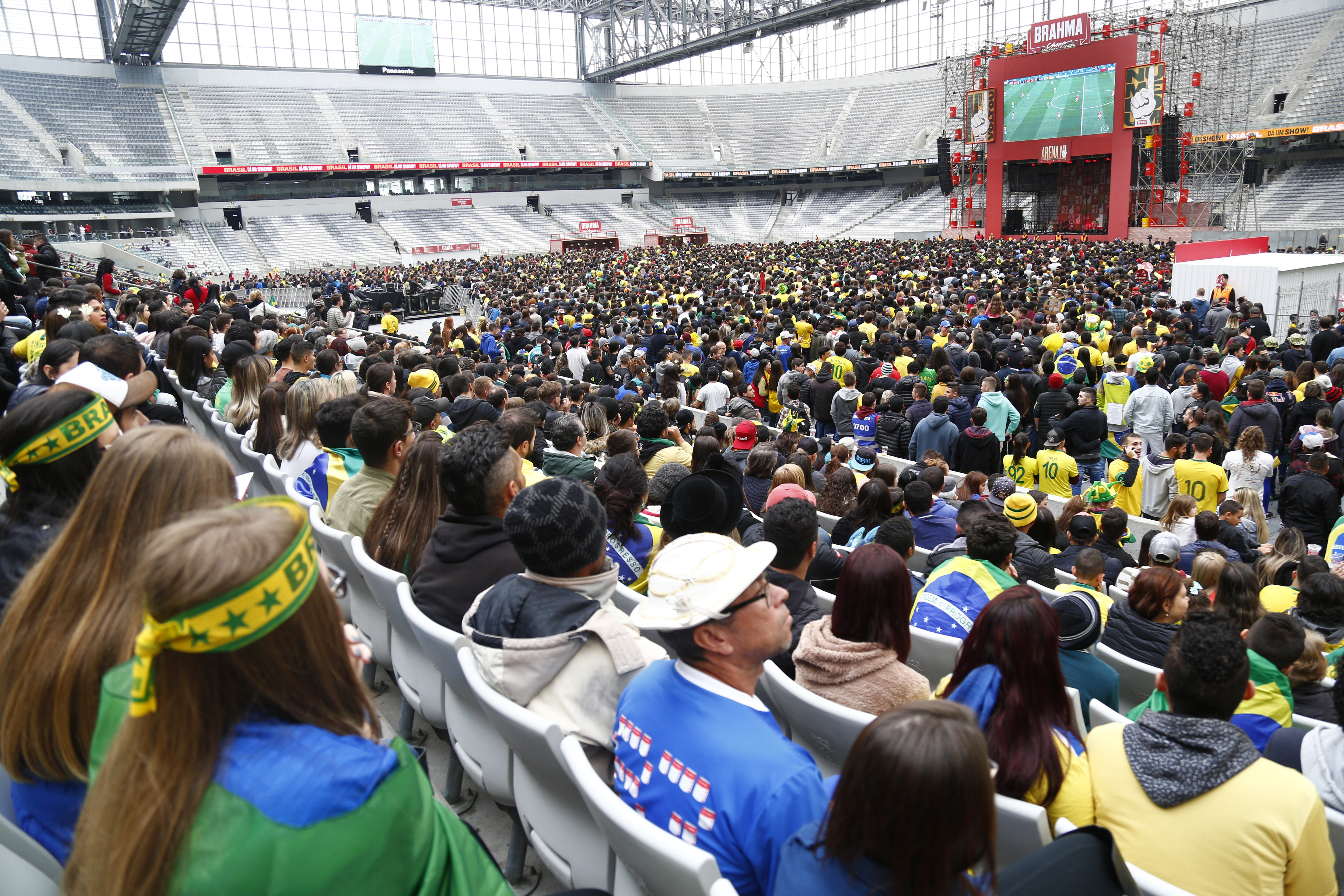 Por causa da transmissão da partida na Arena da Baixada, cruzamentos serão bloqueados no Água Verde. | Aniele Nascimento/Gazeta do Povo