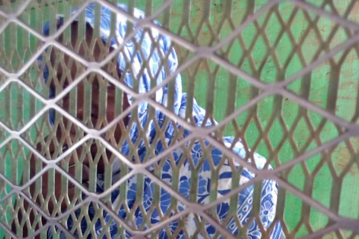 Foto de Noura Hussein na prisão de Ondurman | Divulgação/Anistia Internacional