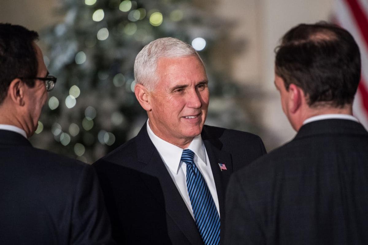 Vice-presidente dos EUA, Mike Pence, iria visitar o Brasil no final de maio, mas encontro foi adiado devido aos preparativos para a cúpula EUA-Coreia do Norte | Salwan Georges/The Washington Post