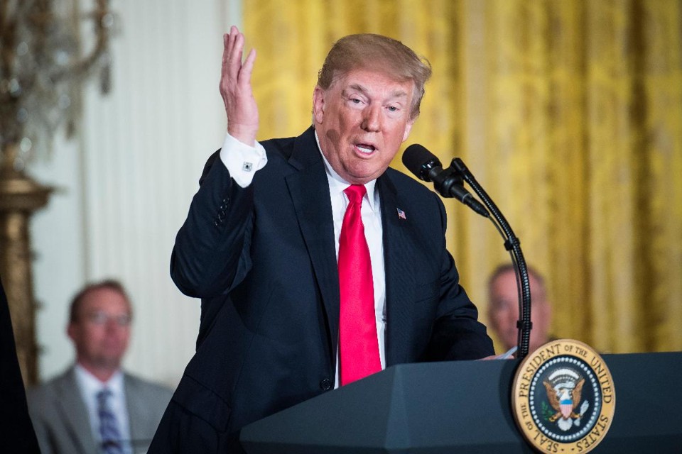 Presidente Donald Trump fez anúncio durante encontro do Conselho Nacional Espacial, na Casa Branca | Jabin Botsford/Washington Post