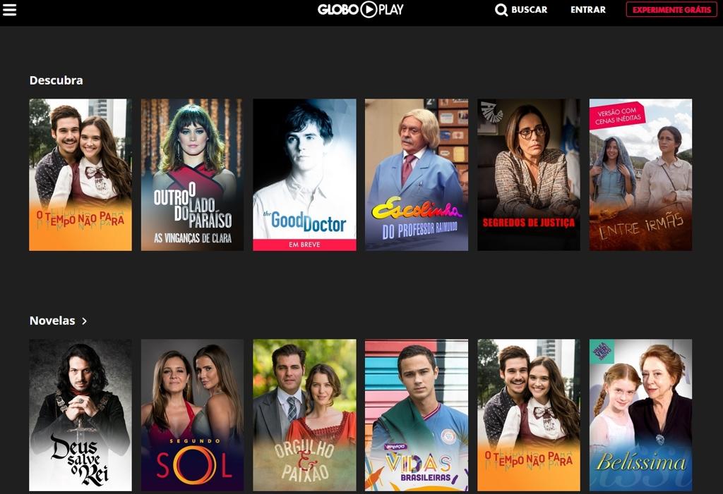 As mudanças estão sendo introduzidas aos poucos no serviço, até agora mais voltado ao chamado “catch up”, a retomada gratuita dos programas da Globo. | Reprodução/