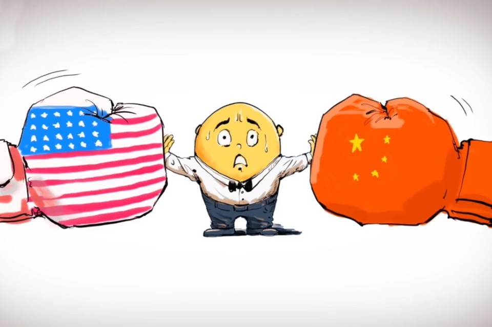 Com Brasil em destaque, China lança desenho para jogar americanos contra Trump Desenho animado “Monólogo de um grão de soja” desafia eleitores a refletirem sobre o impacto da guerra comercial em seus próprios bolsos | Reprodução/China Global Television Network