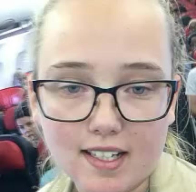 Elin Ersson, a estudante sueca que impediu um avião decolar com um afegão que seria deportado | Elin Ersson/Facebook