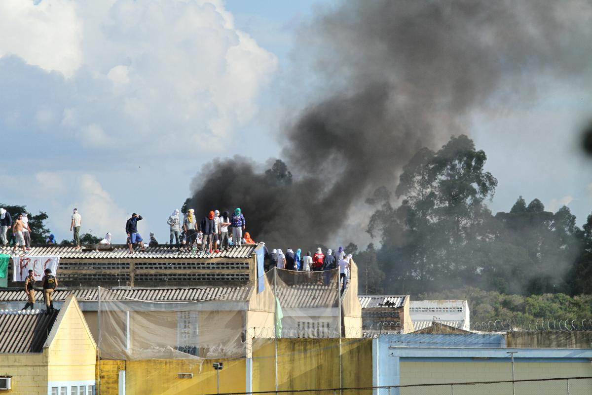 Rebelião na Penitenciária de Cascavel (PR). | Aílton Santos/Jornal O Paraná/Arquivo