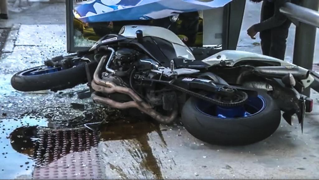 O pai confirmou em depoimento à polícia que havia emprestado a moto para o filho minutos antes do acidente | Reprodução/RPC TV