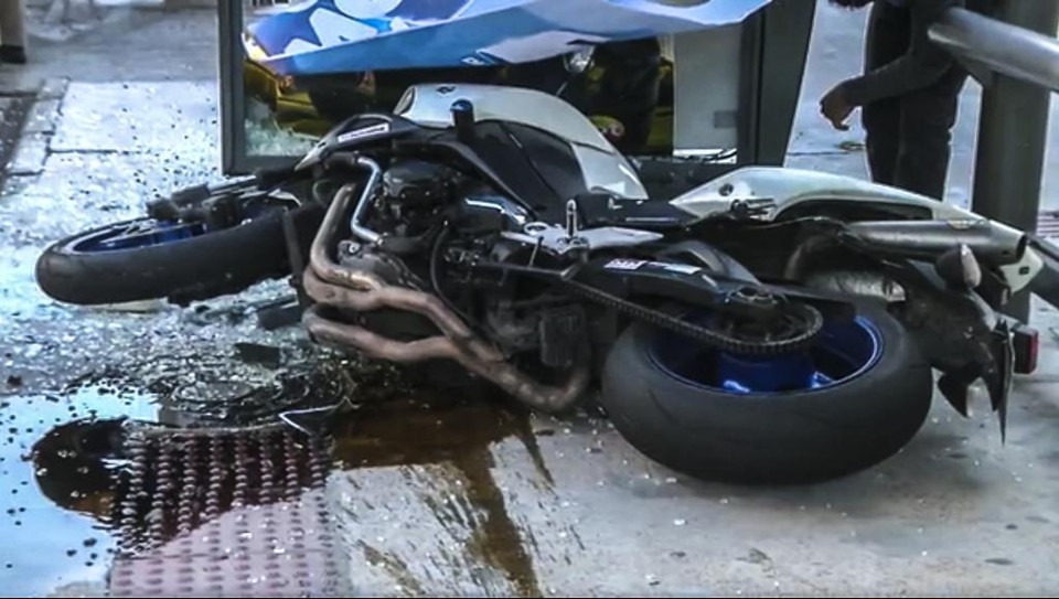 O pai confirmou em depoimento à polícia que havia emprestado a moto para o filho minutos antes do acidente | Reprodução/RPC TV