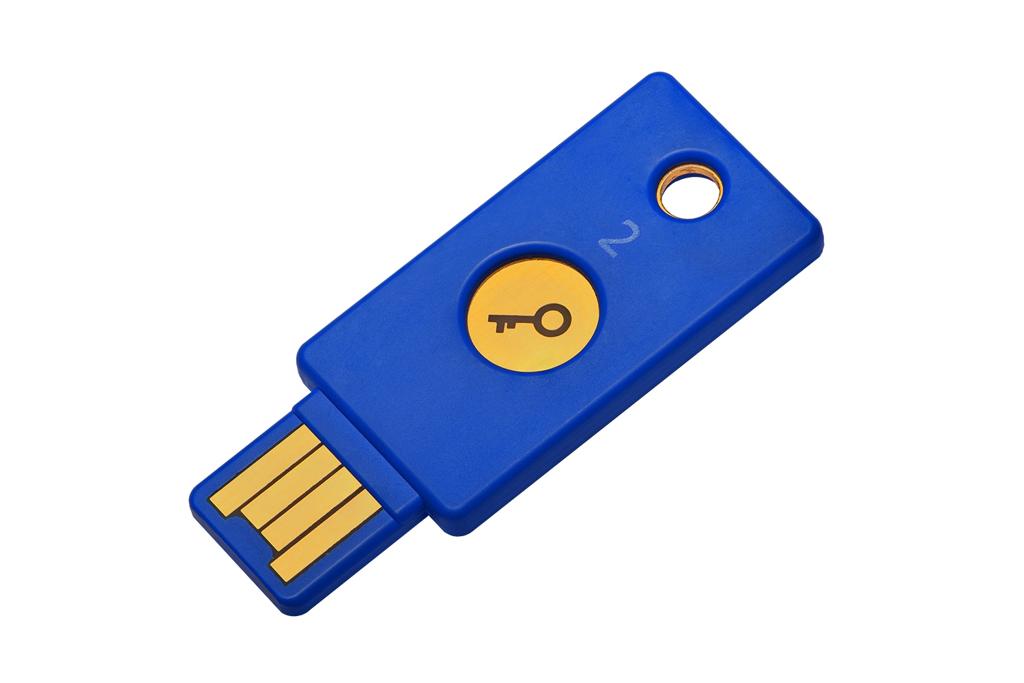 Uma das chaves de segurança mais populares do mercado. | Yubikey/Divulgação