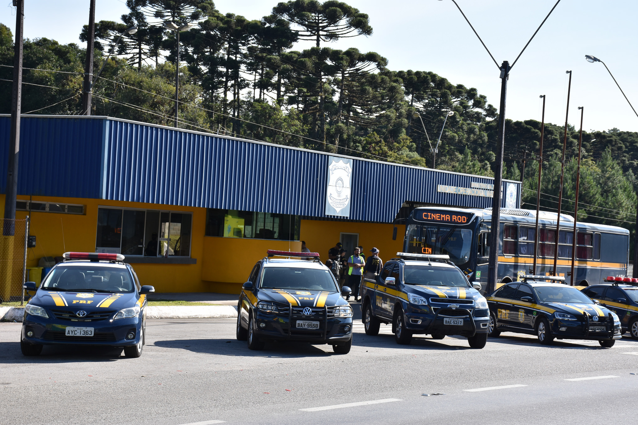 Posto da PRF na BR-277, em Sao José dos Pinhais, é um dos que volta a operar em tempo integral. | Fernando Oliveira/PRF