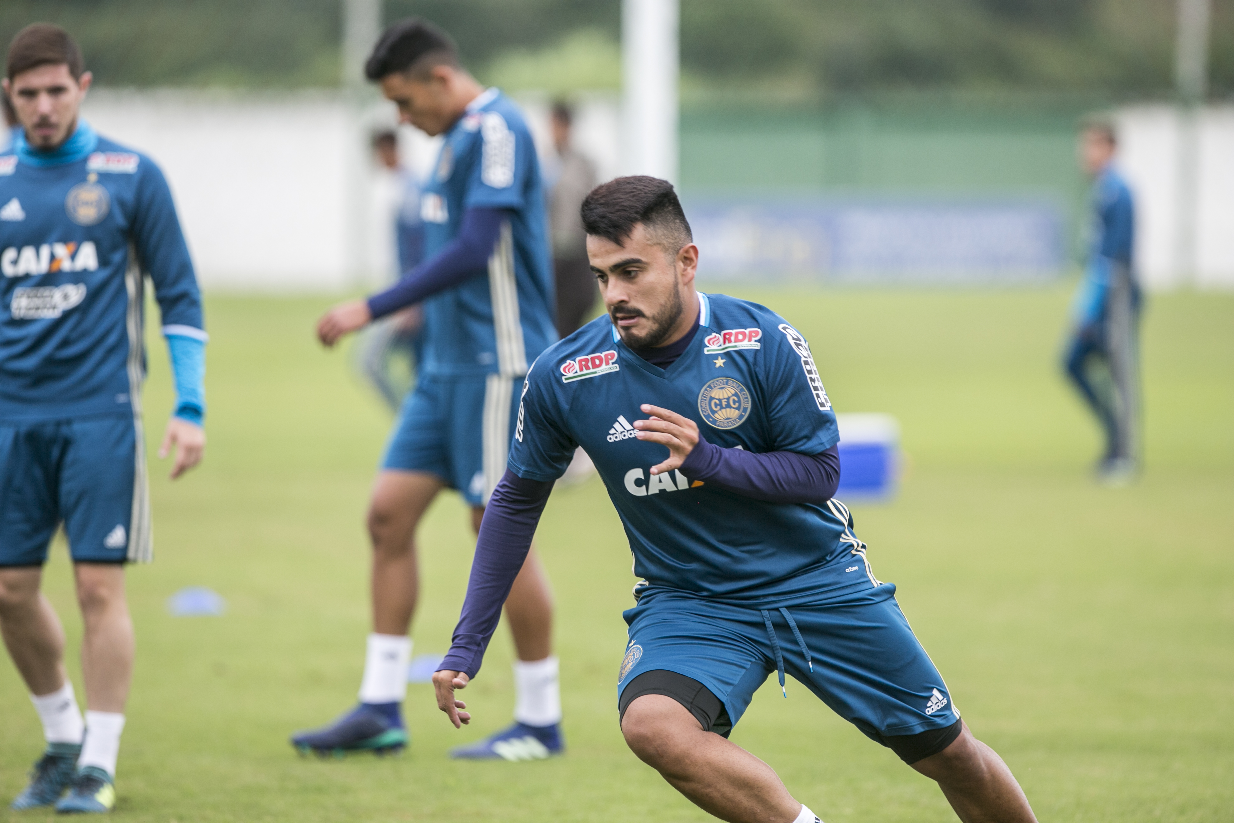 Rafhael Lucas durante treinamento no Coritiba | Marcelo Andrade/Gazeta do Povo