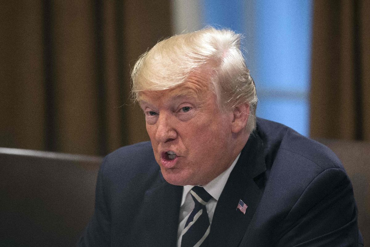 Presidente Donald Trump faz um balanço do seu encontro com o presidente Vladimir Putin, da Rússia | NICHOLAS KAMM/AFP