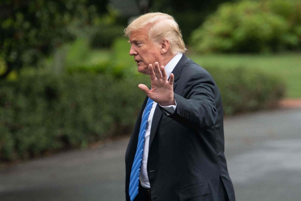 Presidente dos EUA, Donald Trump, nega ter tido caso com Karen McDougal | NICHOLAS KAMM/AFP