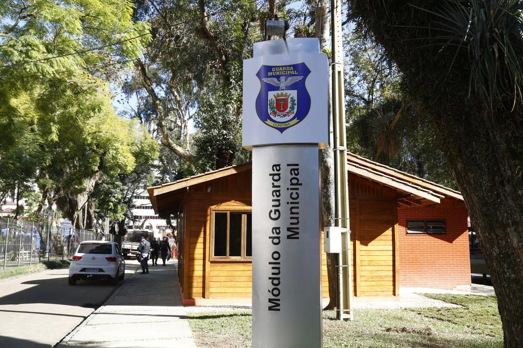 O espaço foi reaberto nesta quarta-feira (11) como sede do Grupamento de Motos da Guarda Municipal | Aniele Nascimento/Gazeta do Povo