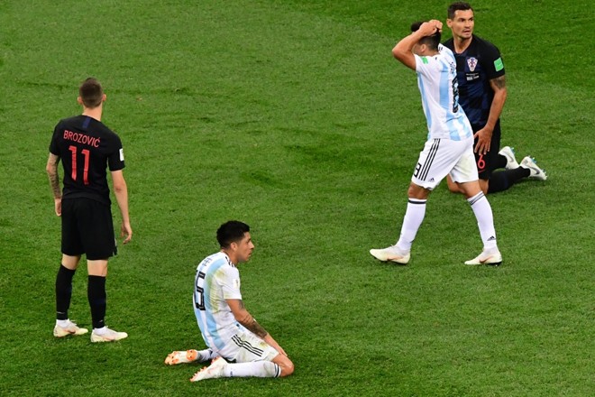 Croácia esmaga a Argentina. |