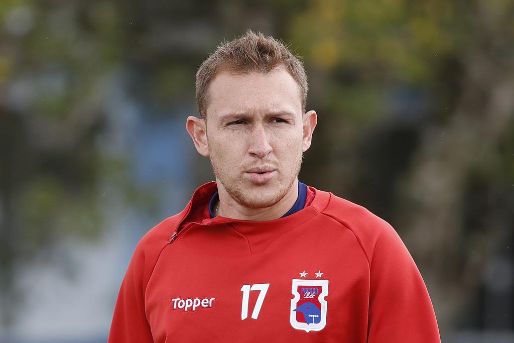 Rafael Grampola ainda não conseguiu balançar as redes com a camisa do Paraná Clube. | Jonathan Campos/Gazeta do Povo