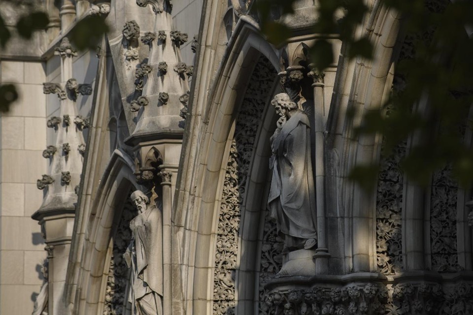 Catedral São Paulo, a igreja matriz da Diocese de Pittsburgh, em 15 de agosto de 2018, na Pensilvânia | JEFF SWENSEN/AFP
