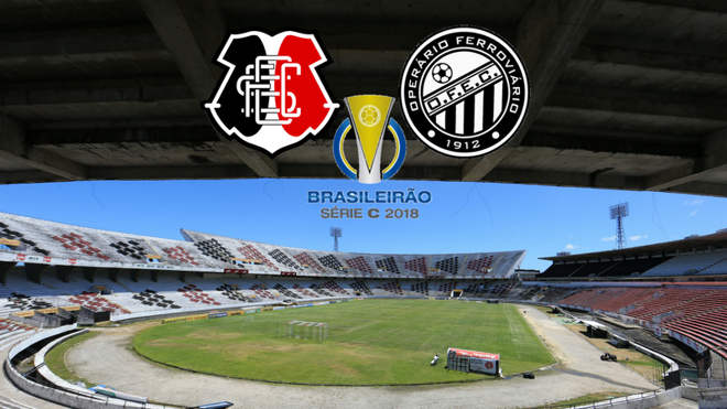 Santa Cruz x Operário: Série C 2018, estádio Arruda. | /Albari Rosa/Gazetea do Povo