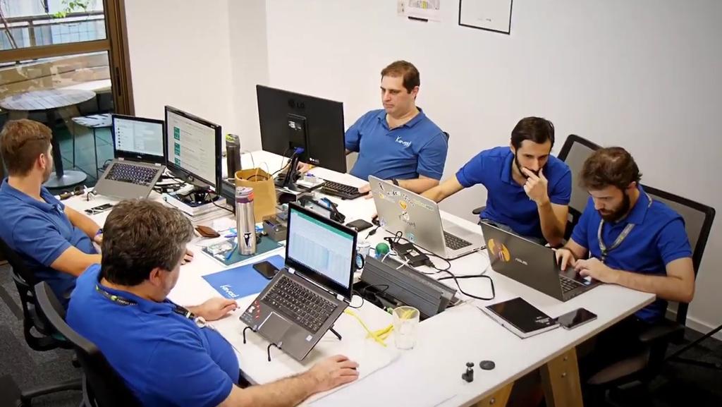 Atualmente, a equipe da Kavod Lending é composto por sete pessoas. A tecnologia é a chave para operar com pouca mão de obra. | Reprodução Facebook/