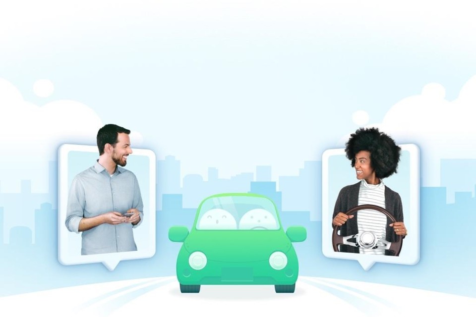 Serviço de caronas pelo Waze chega ao Brasil Carpool conecta pessoas que vão aos mesmos lugares rotineiramente. | Waze/Divulgação