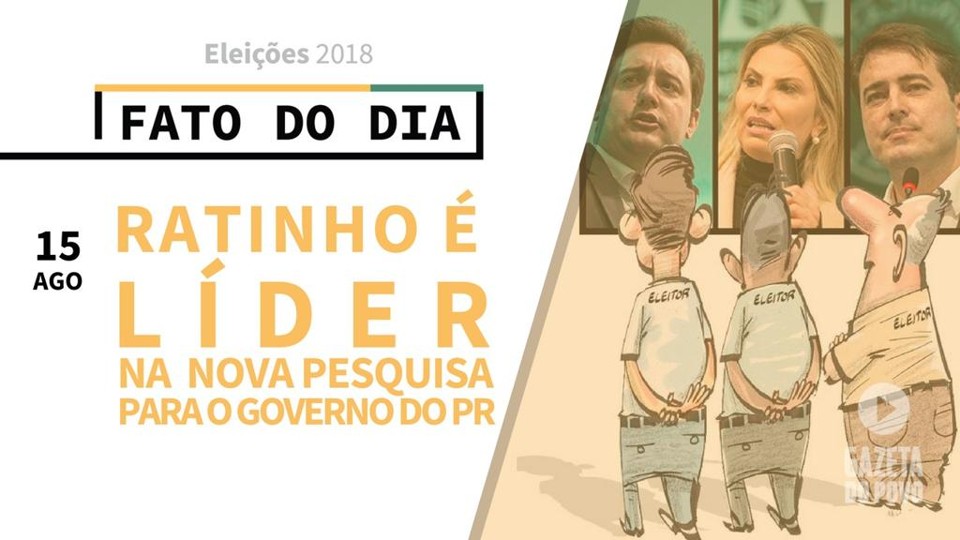 Ratinho lidera na primeira pesquisa após saída de Osmar Dias; assista a análise | /